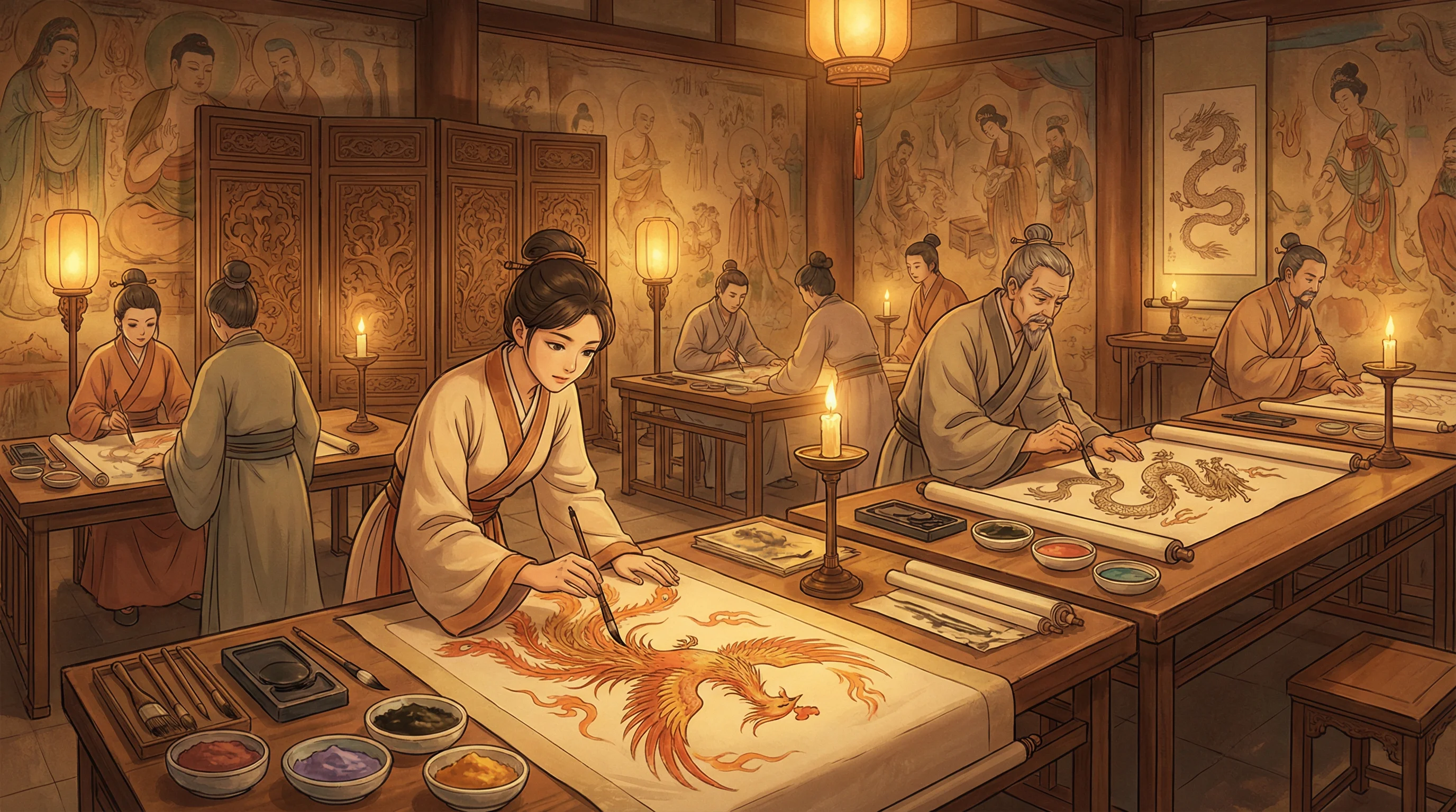 画师入驻 - 九色影视 国风动漫画师