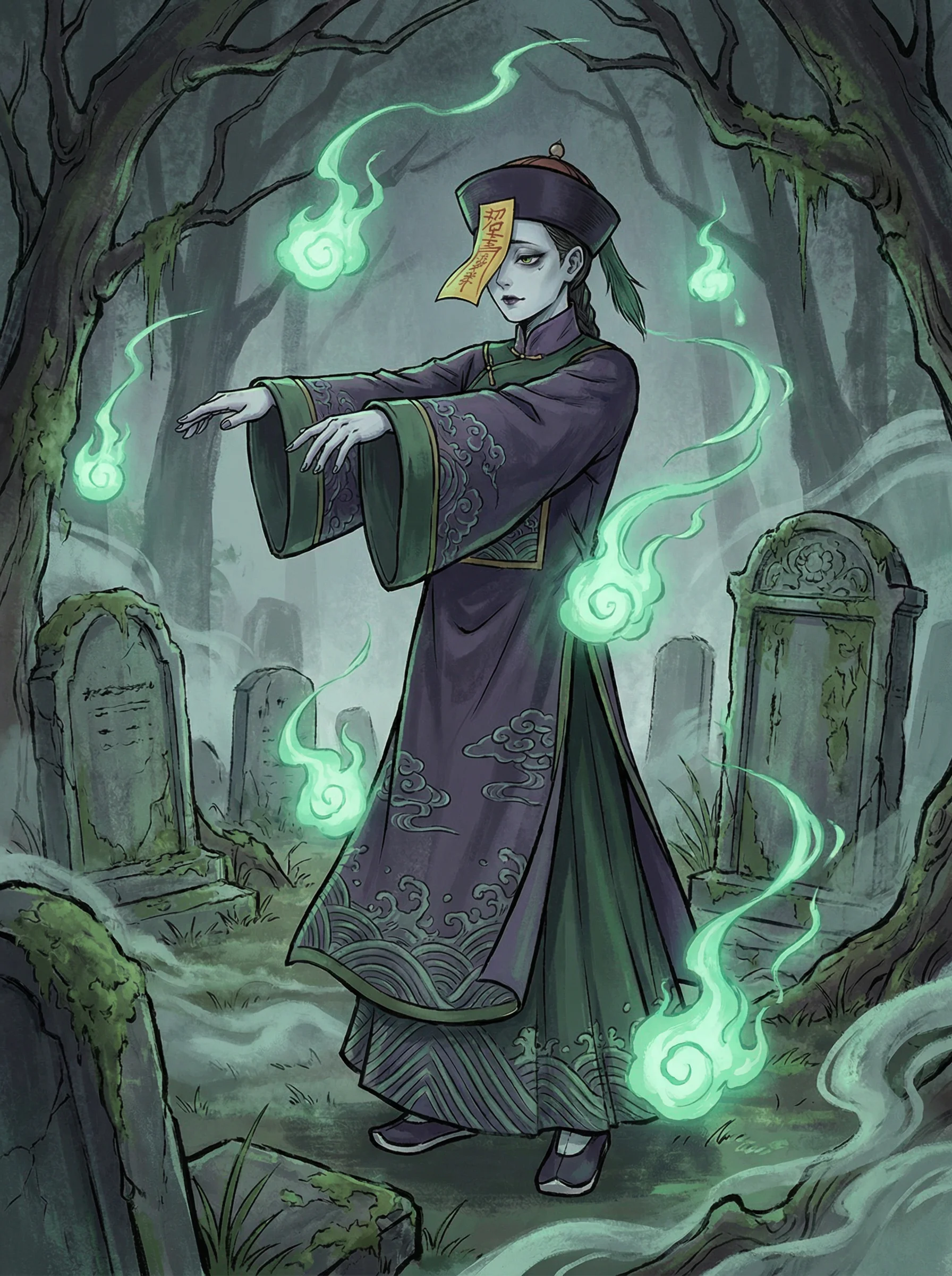 僵尸 - 九色影视 百鬼夜行动漫角色