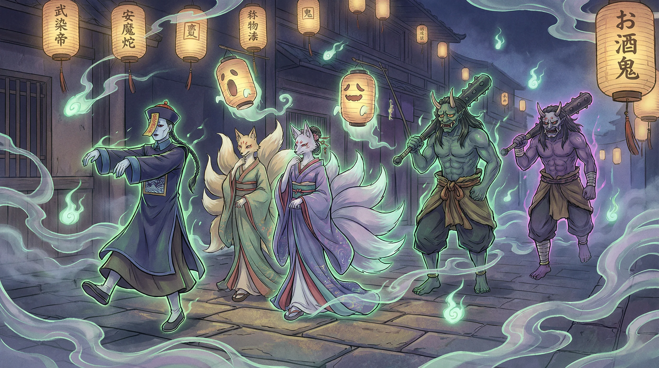 百鬼夜行 - 九色影视 中日鬼怪动漫